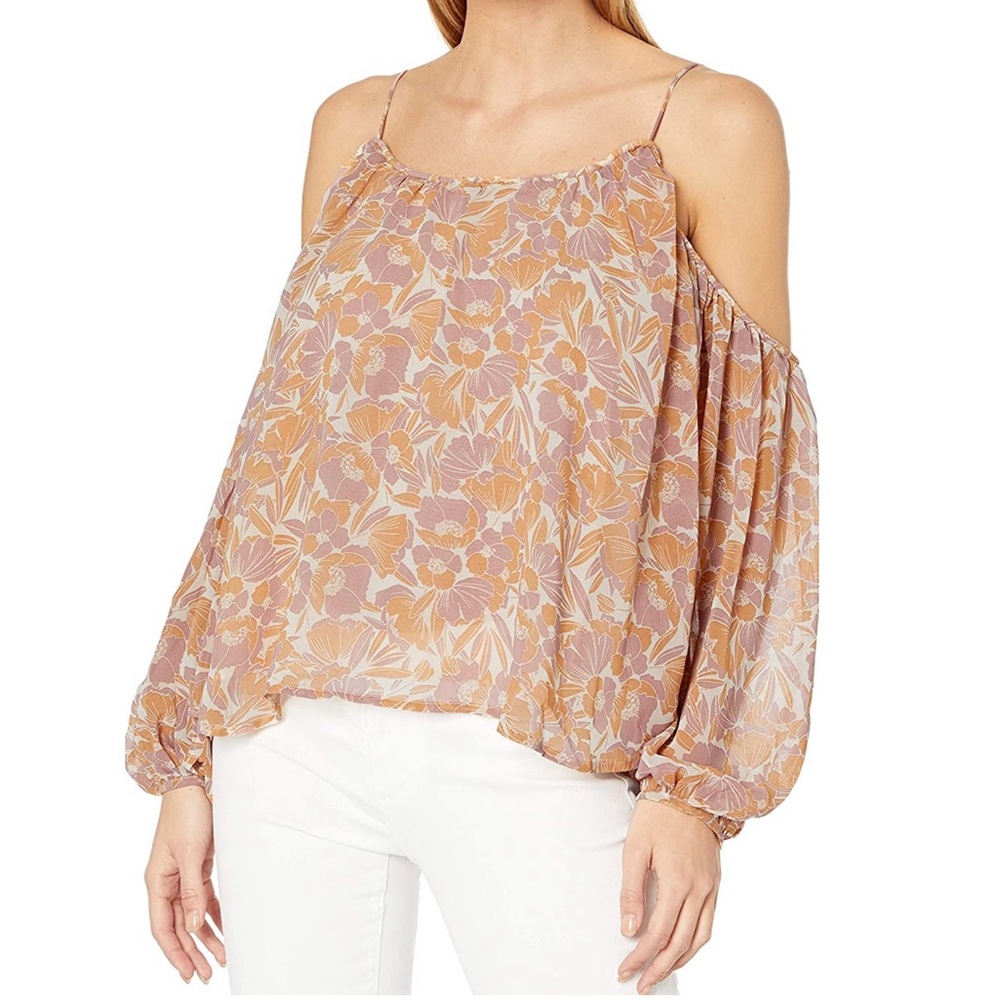 ASTR THE LABEL Floral Printed Top